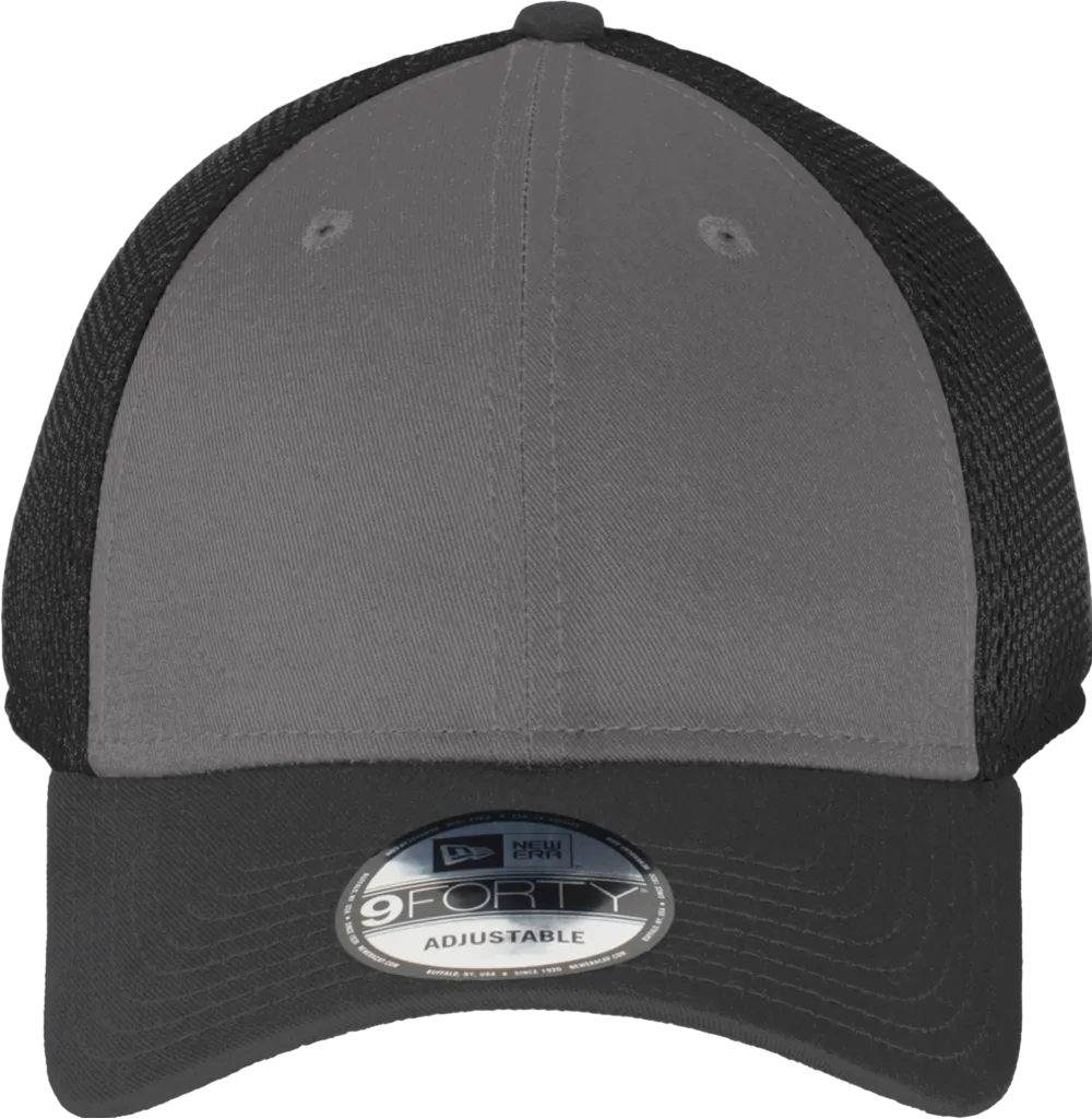 Snapback Contrast Front Mesh Cap