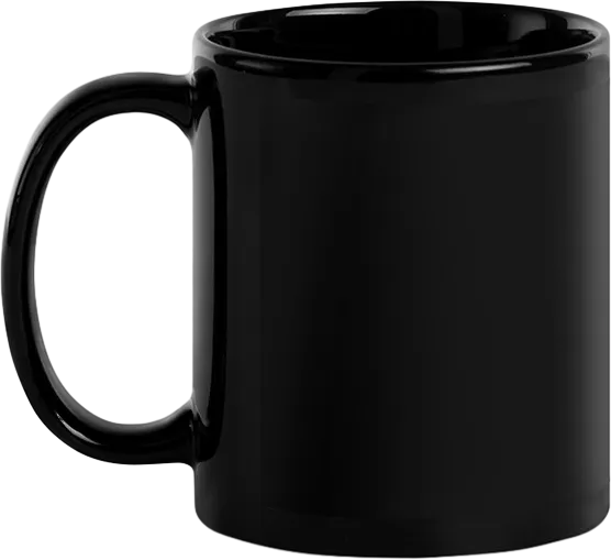 Black Glossy Mug