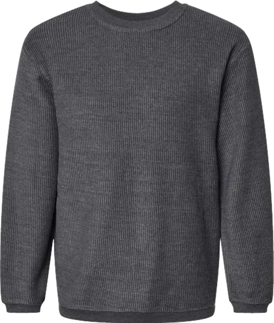 Corded Crewneck Pullover