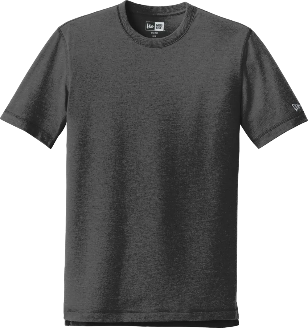 Sueded Cotton Blend Crew Tee