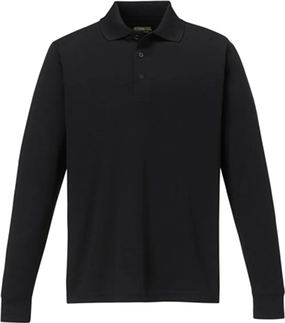 Men's Pinnacle Performance Long-Sleeve Piqué Polo