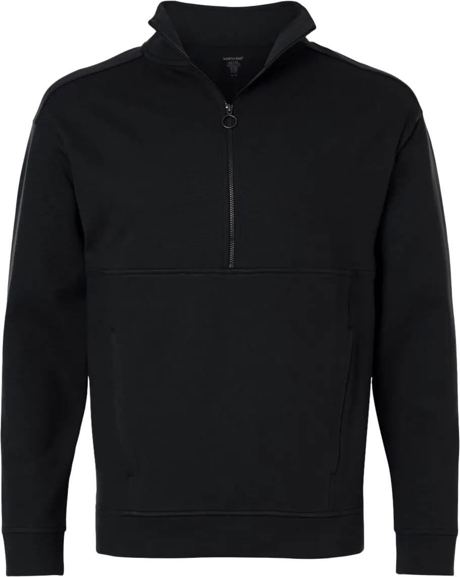 North End Men's Mantra Half-Zip Ottoman Pullover