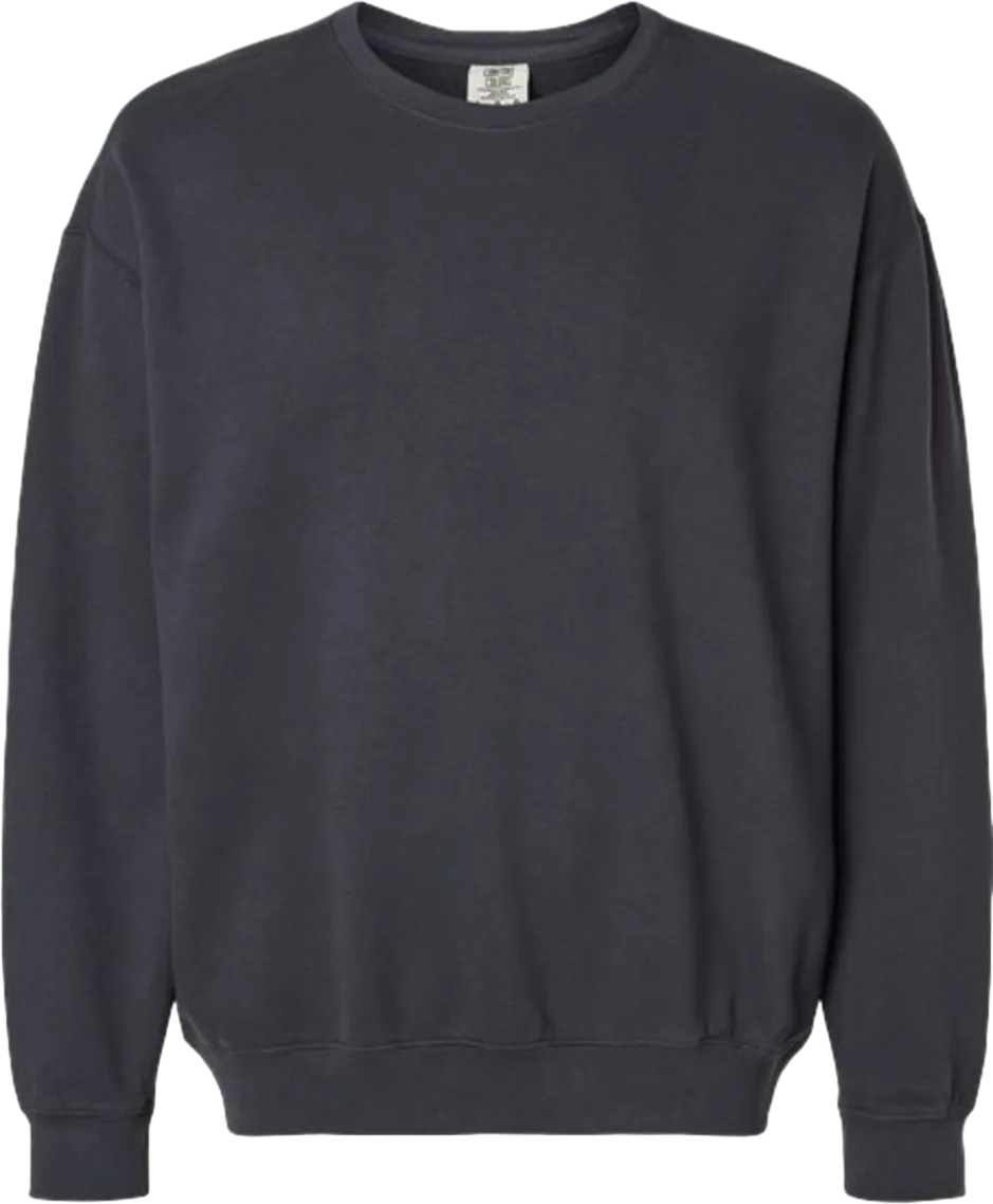 Garment-Dyed Lightweight Fleece Crewneck Sweatshirt