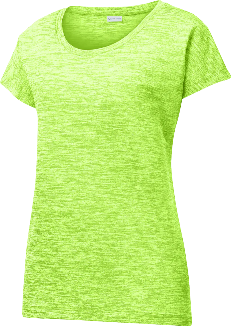 Ladies PosiCharge Electric Heather Sporty Tee