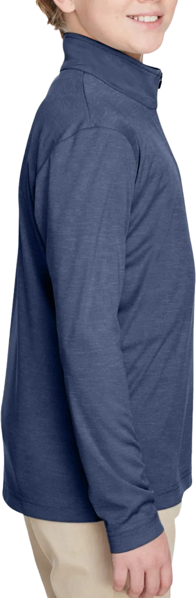 Youth Zone Sonic Heather Performance 1/4-Zip