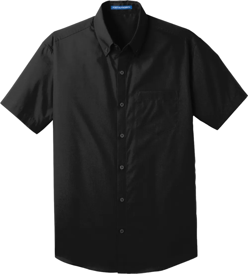 Short Sleeve Carefree Poplin Shirt