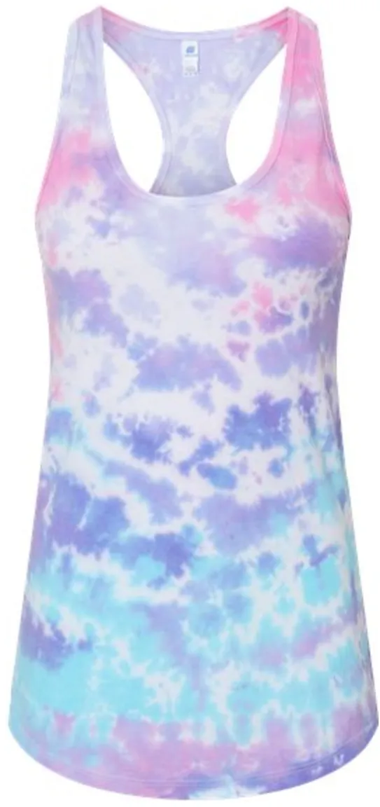Tie-Dyed Racerback Tank Top