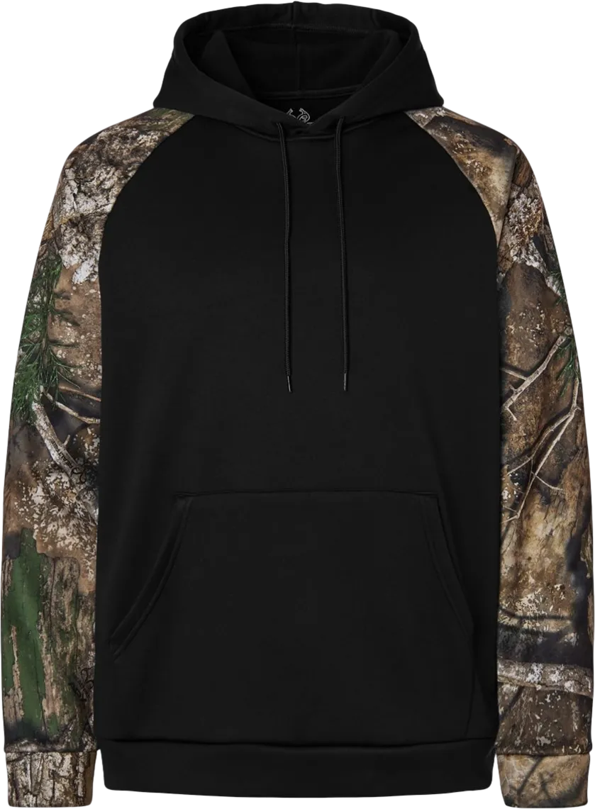 RealTree Unisex Realtree® Performance Colorblocked Hooded Sweatshirt