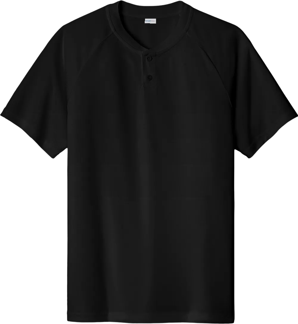 PosiCharge Competitor 2-Button Henley