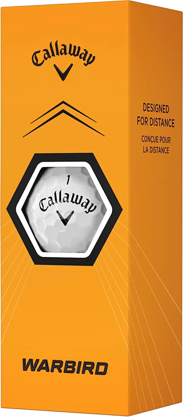 Callaway Warbird Golf Balls – 1 sleeve of 3 – UV Print