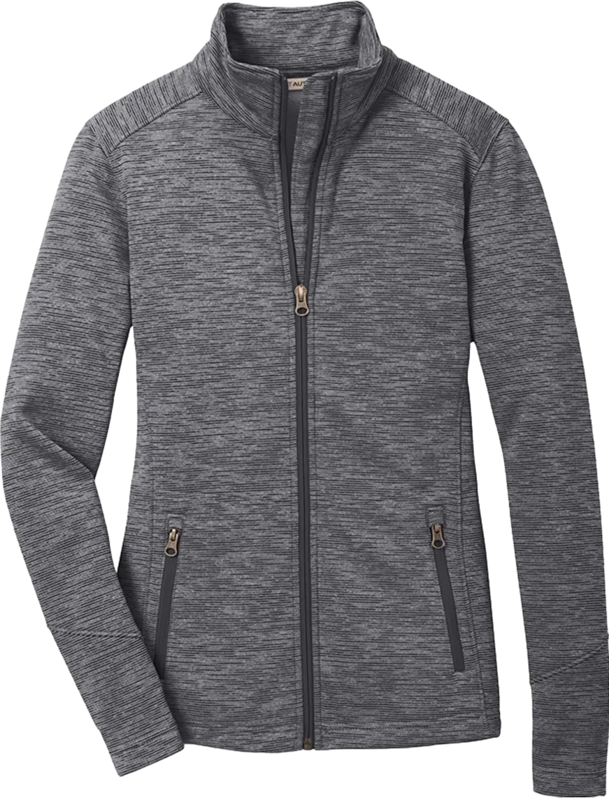 Ladies Digi Stripe Fleece Jacket