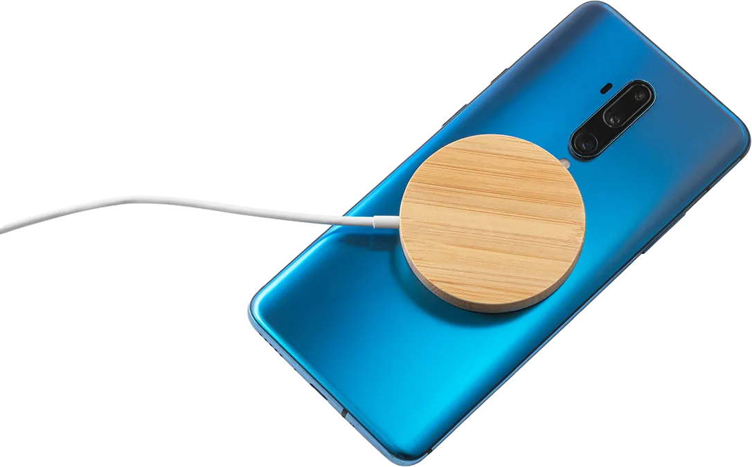Bamboo Magnetic Wireless Charger