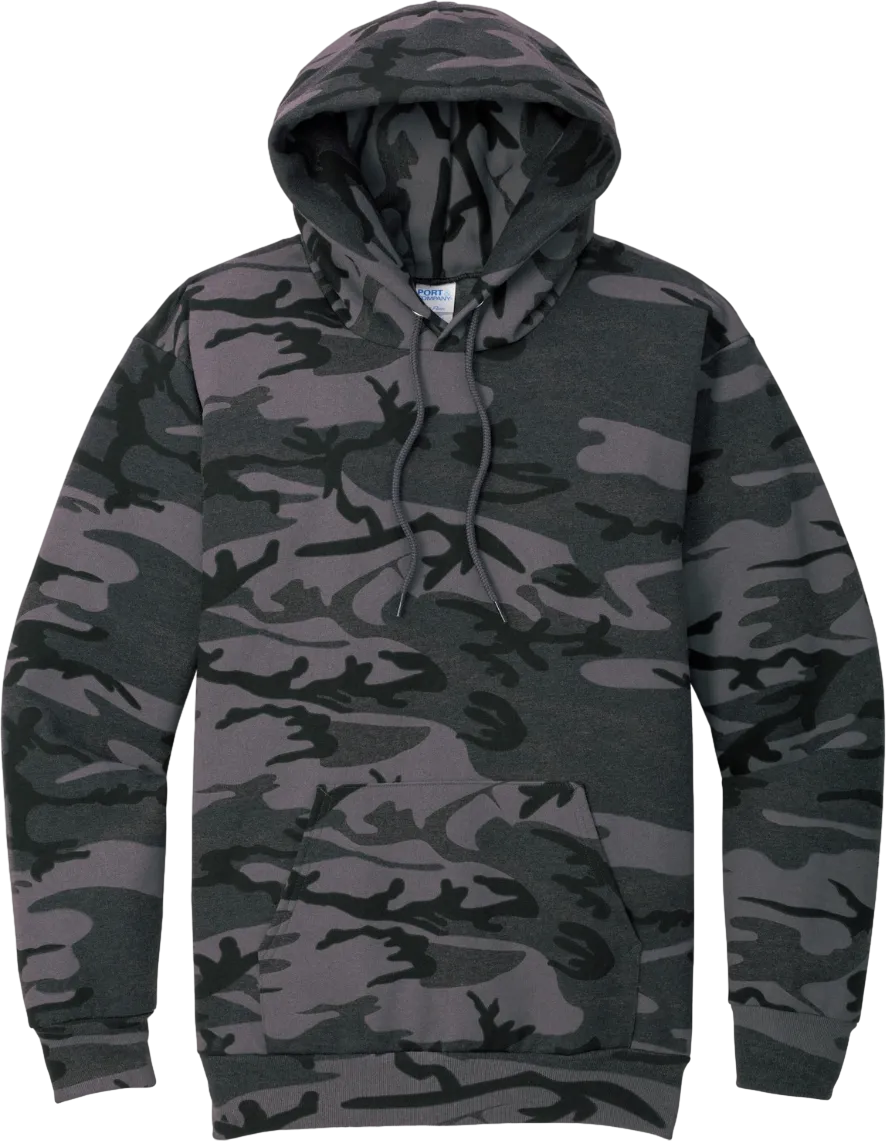 Core Fleece Camo Pullover Hooded Sweatshirt