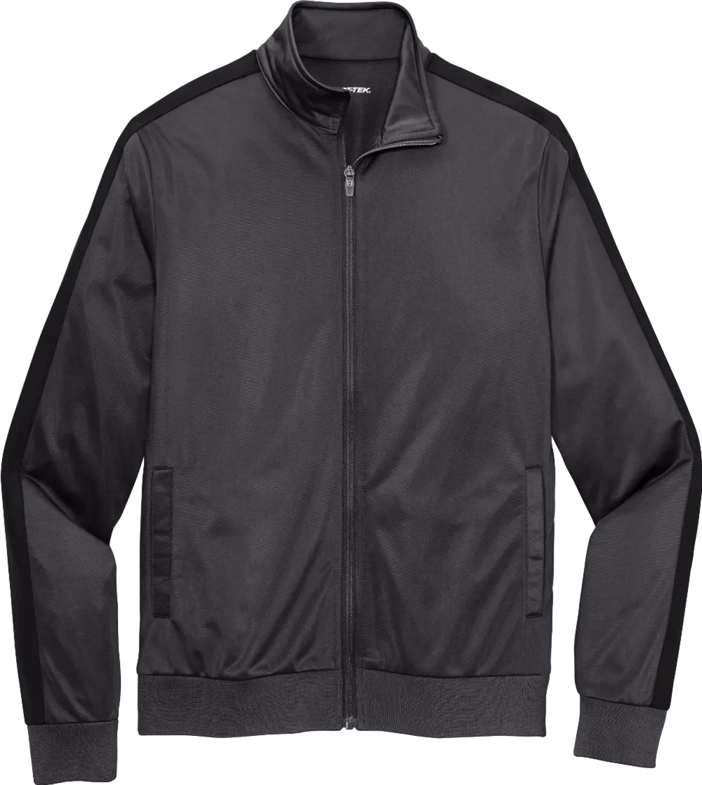 Tricot Sleeve Stripe Track Jacket