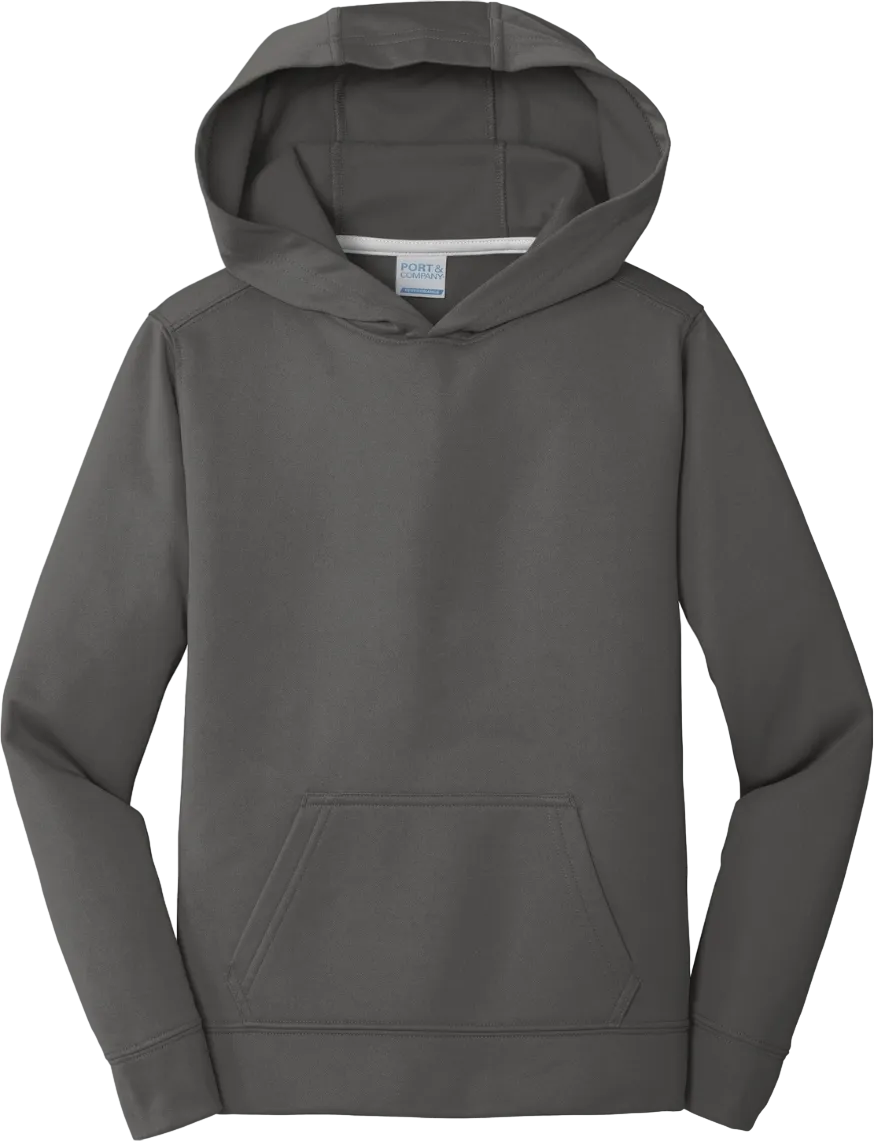 Youth Performance Fleece Pullover Hooded Sweatshirt