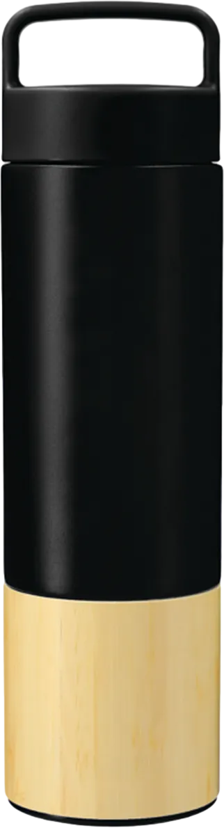 Traveler Copper Vacuum Bottle 18oz Black