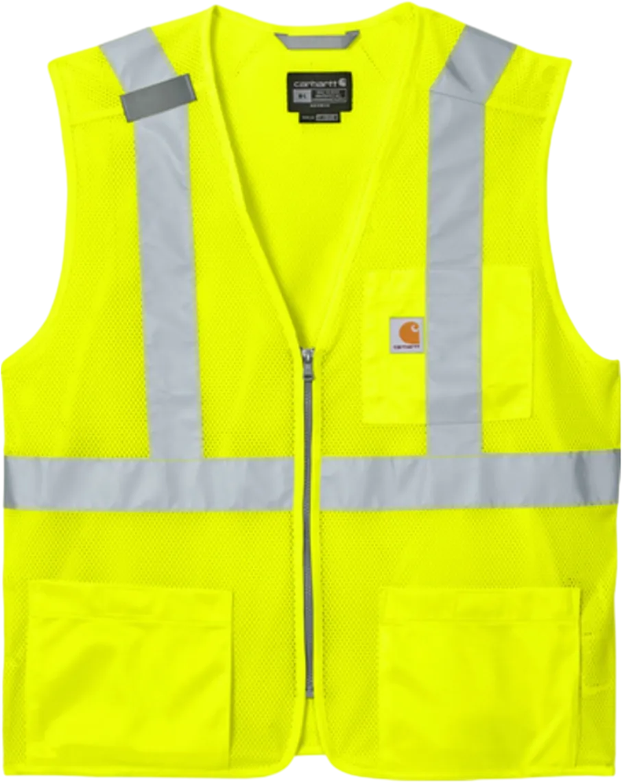 ANSI Class 2 Mesh Zip-Front Vest