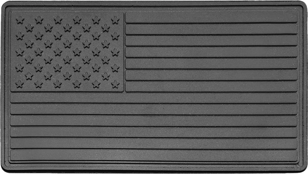 1 3/4" x 3 1/4" American Flag PVC Patch