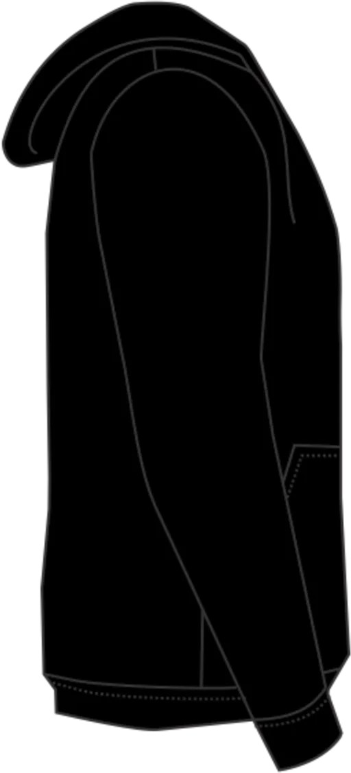 Reverse Weave Pullover Hooded Sweatshirt