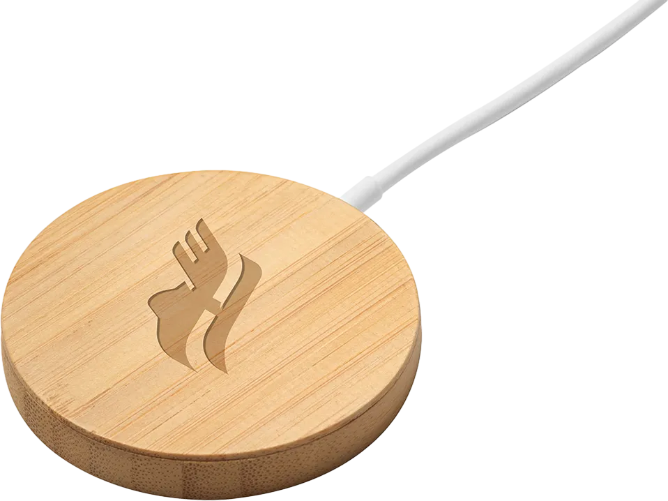 Bamboo Magnetic Wireless Charger