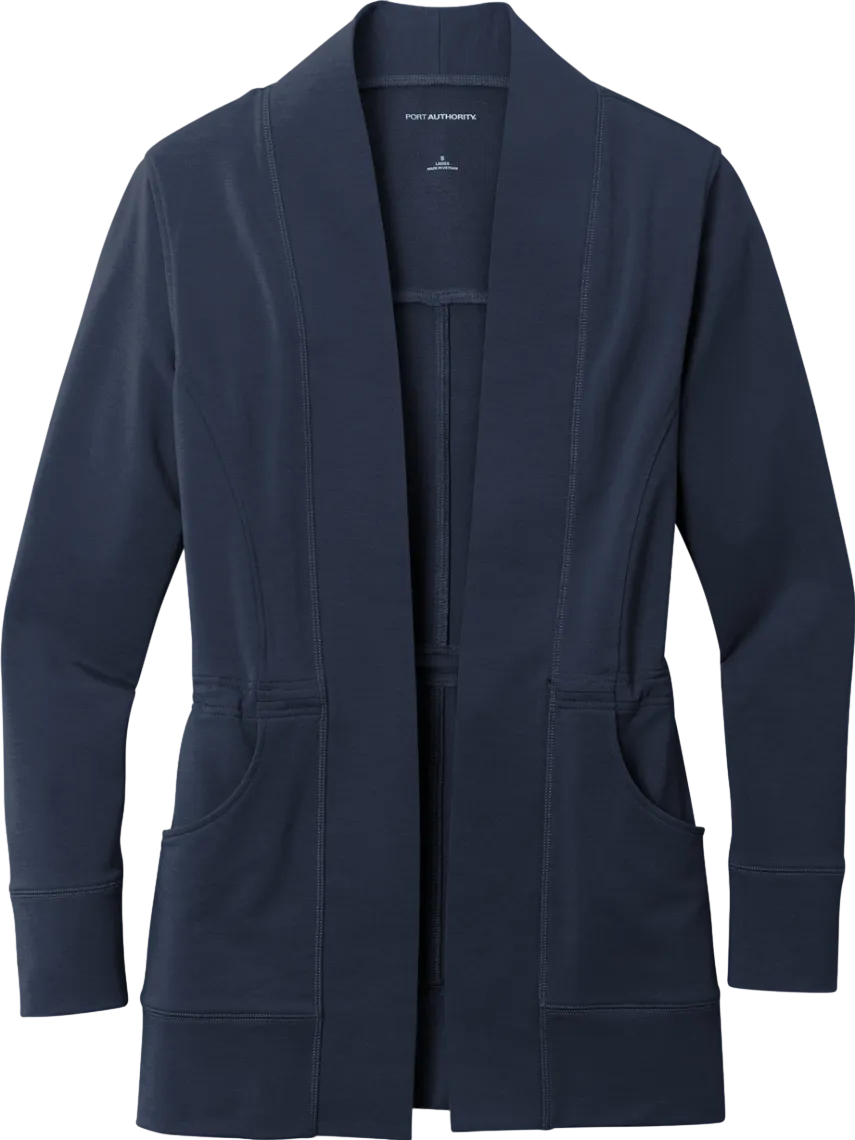 Ladies Microterry Cardigan
