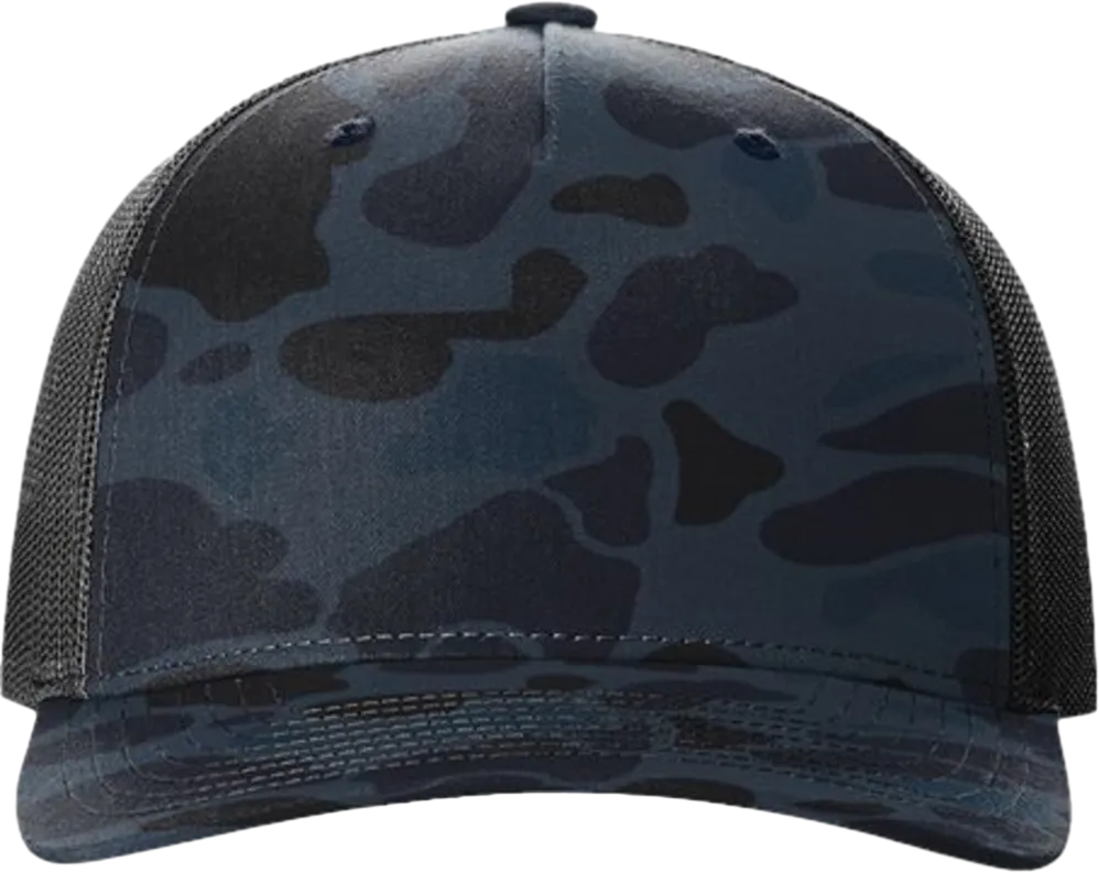 Printed Five-Panel Trucker Cap