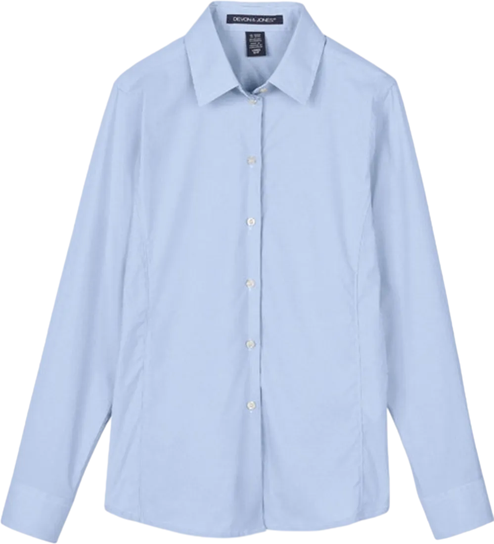 CrownLux Performance Ladies' Microstripe Shirt