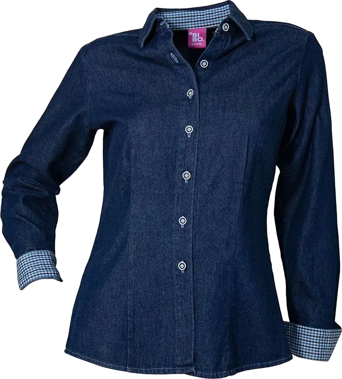 Women's Denim Elite Long Sleeve Blouse