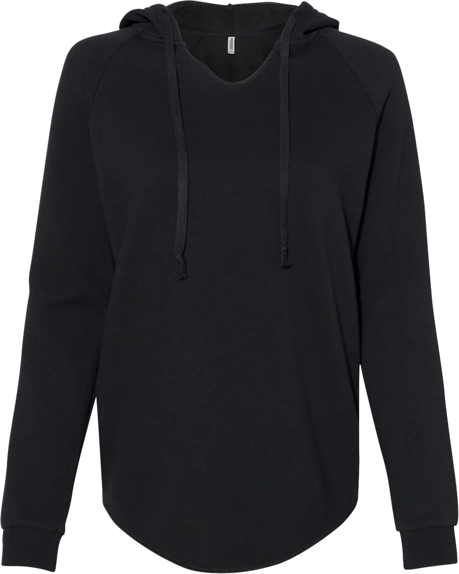 Women's Lightweight California Wave Wash Hooded Sweatshirt
