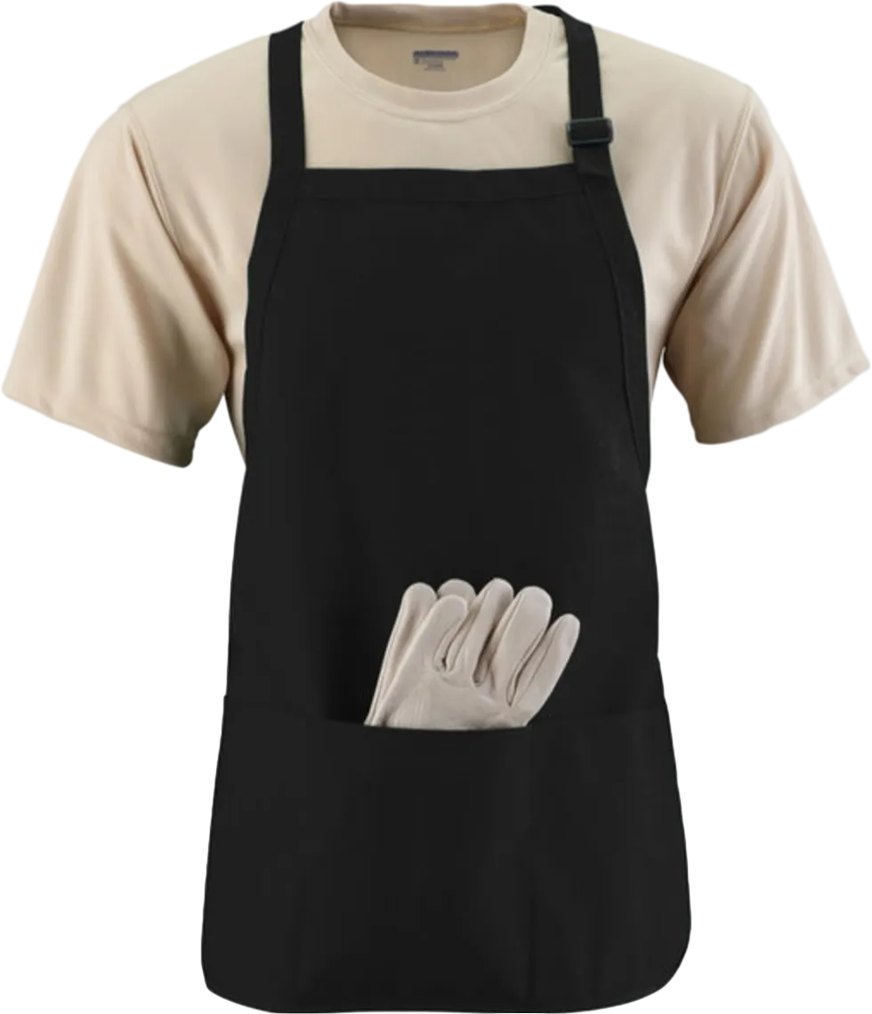 Medium Length Apron with Pouch