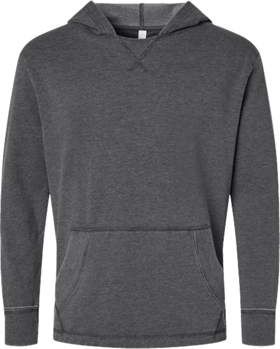 Unisex Vintage Wash Fleece Hoodie Sweatshirt
