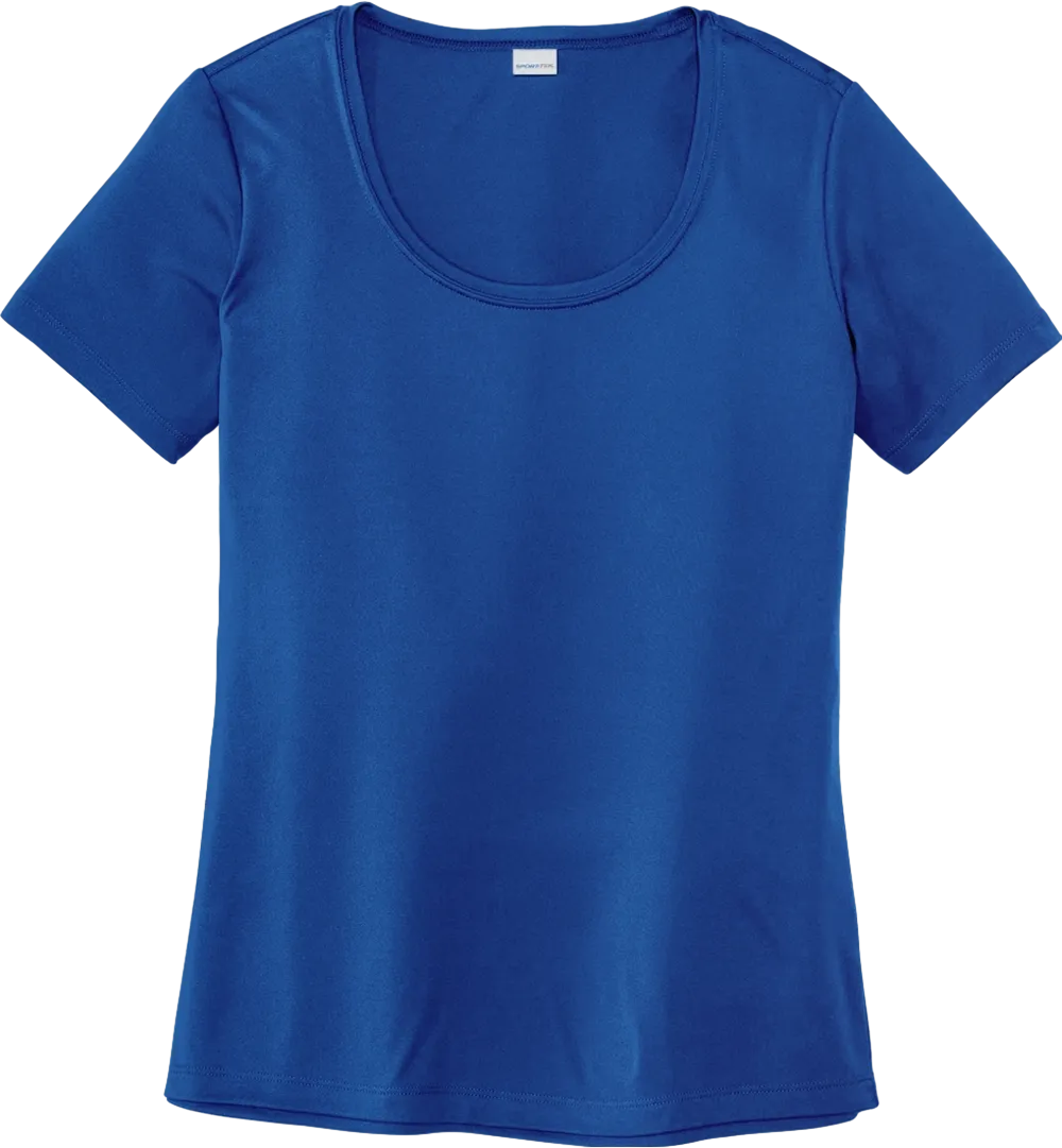 Ladies Posi-UV Pro Scoop Neck Tee