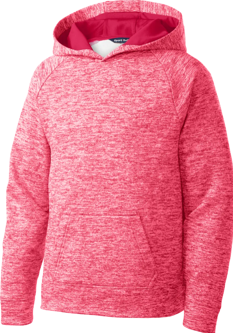 Youth PosiCharge Electric Heather Fleece Hooded Pullover