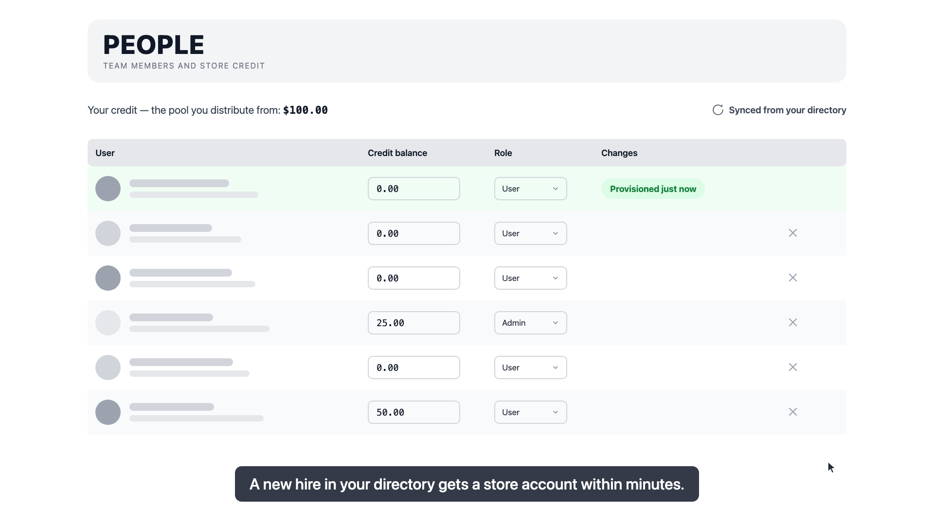 Automatic user provisioning